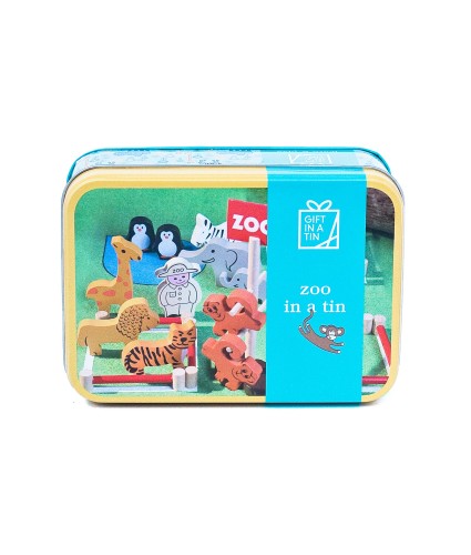 Apples To Pears Gift in a Tin Zoo