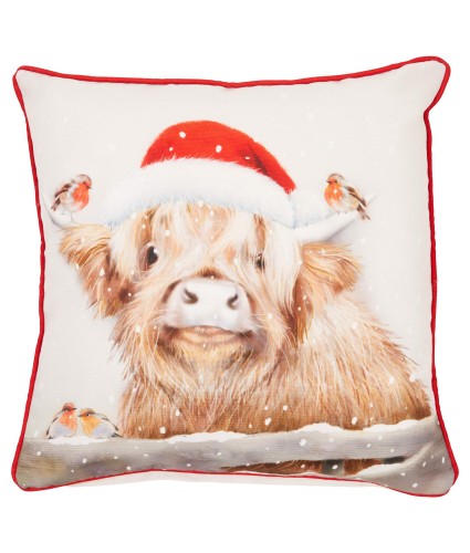 Finlay the Highland Cow Cushion