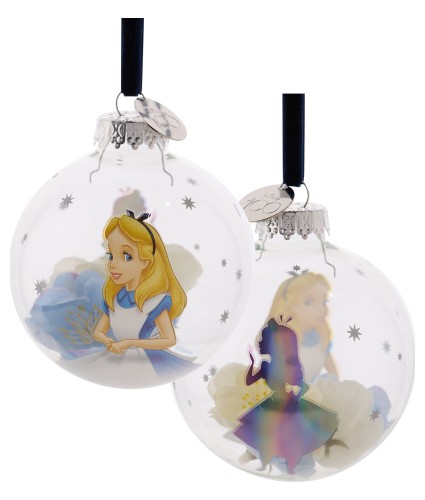 Disney 100 Alice in Wonderland Glass Bauble
