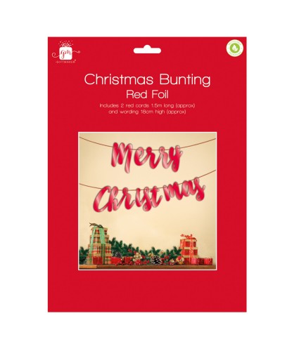 Merry Christmas Bunting