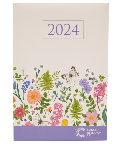 Cancer Research UK 2024 Desk Diary - Butterflies