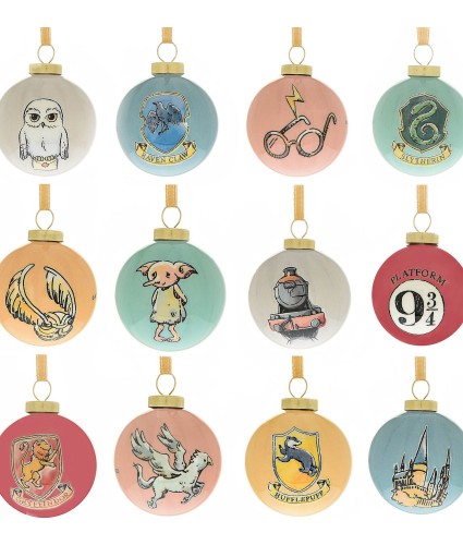 Harry Potter Mini Charms Baubles - Set of 12