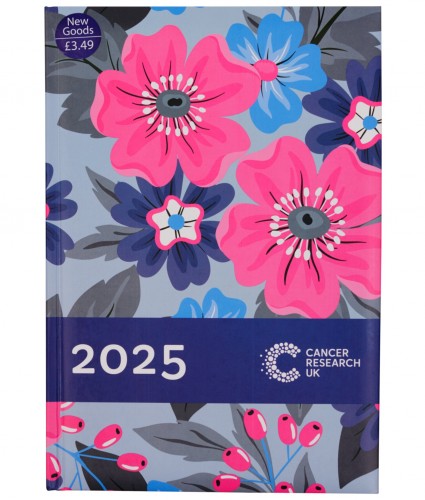 Cancer Research UK Desk Diary 2025 - Floral