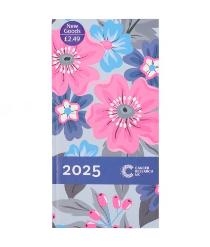 Cancer Research UK 2025 Pocket Diary - Floral