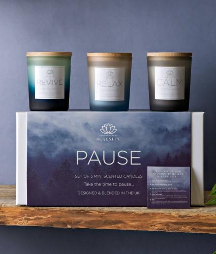 Serenity Pause Set of 3 Candles