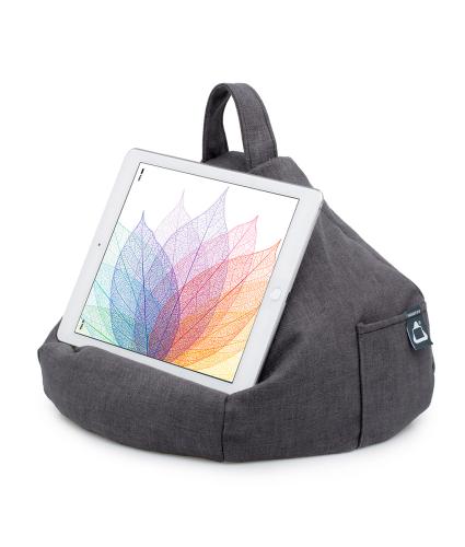 iBeani Slate Grey Tablet Bean Bag Stand 
