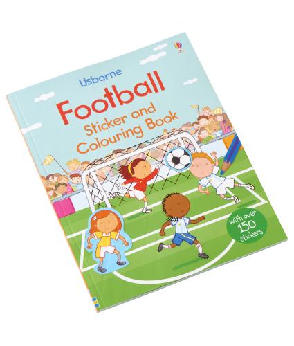 Usborne Football Sticker and Colouring Book