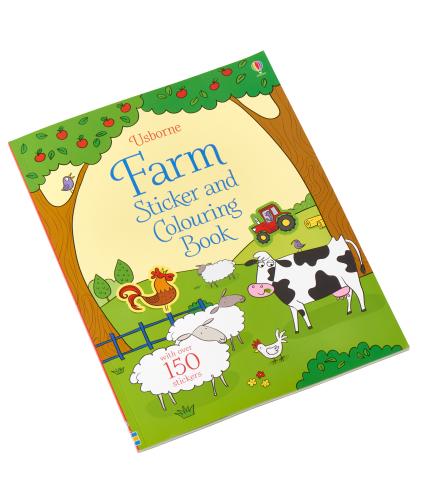 Usborne Farm Sticker and Colouring Book