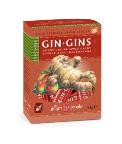 GIN GINS Spicy Apple Ginger Chews 