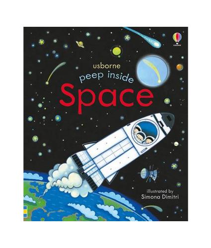 Usborne Peep Inside Space Book