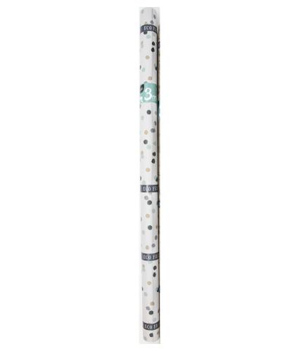 Eco Nature Sustainable Spotty 3m Gift Wrap
