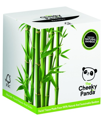 Cheeky Panda 100% Bamboo Facial Tissues - Cube
