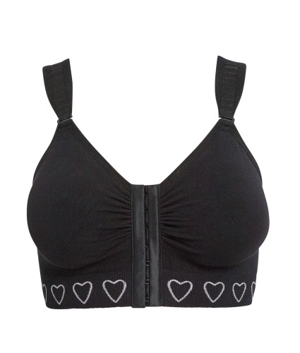 Cancer Research UK Mastectomy Bra - Black Small