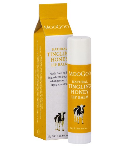 MooGoo Natural Lip Balm - Tingling Honey