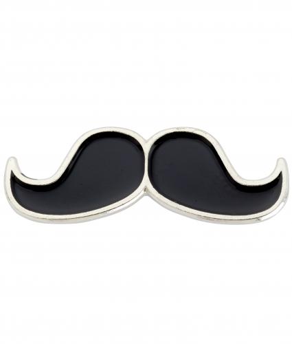 Moustache Pin Badge, Cancer Research UK