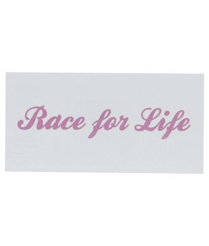 Race for Life Temporary Tattoo