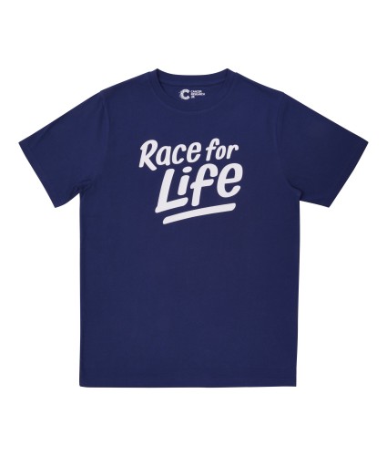 Race for Life Men's Blue T-Shirt