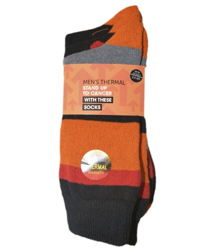 Stand Up To Cancer Men's Thermal Socks 3-Pack