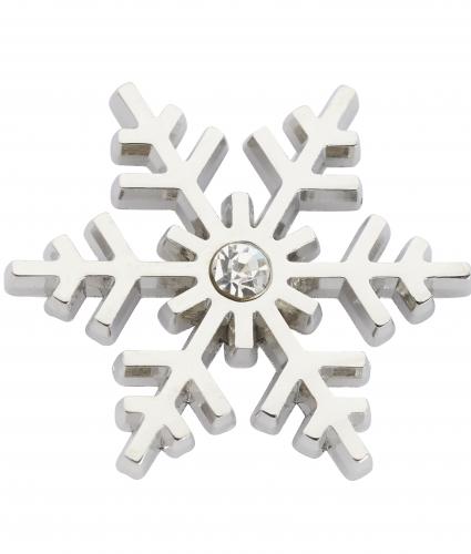 Snowflake Pin Badge, Cancer Research UK