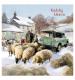 Sheep and Truck Welsh Christmas Cards - Pack of 10