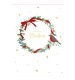 Delicate Tree & Wreath Duo Christmas Cards - Pack of 16