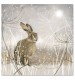 Atmospheric Hare Christmas Cards - Pack of 10