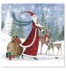 Lapland Santa Welsh Bilingual Christmas Cards - Pack of 10