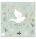 Pastel Peace Christmas Cards - Pack of 10