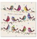 Bright Bird Bunting Christmas Cards - Pack of 10