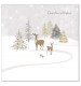 Sketchy Deer Christmas Cards - Pack of 10