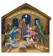 Traditional Nativity Scene Welsh Bilingual Christmas Cards - Pack of 10