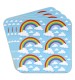 Clouds & Rainbow Coasters