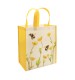 Floral Bee Tote Shopping Bag
