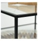 FurnitureR Hudd Glass Coffee Table