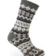 Totes Toasties Men's Chunky Slipper Socks - Fair Isle