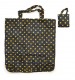 Totes Navy and Yellow Dots Foldaway Bag