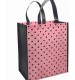 Breast Cancer Awareness Pink Polka Dot Tote Bag