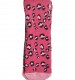 Breast Cancer Awareness Ladies Pink Animal Print Wellington Socks