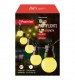 Premier Multi-Action Battery-Operated Party Lights with Timer - 10 Bulbs Warm White