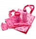 Bowelbabe Fund Floral Pink Accessories Range