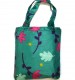 Bowelbabe Fund Folding Floral Tote Bag - Green