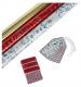 Merry Berry Red and Gold Gift Wrap & Tag Pack