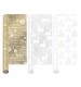 Gold Snowflake Recyclable 4m Metallic Christmas Wrapping Paper