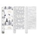 Recyclable 4m Midnight Blue Christmas Wrapping Paper - White Trees