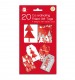 Red and White Gift Tags - 20 Pack