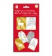 Mixed Metallics Gift Tags - Pack of 20