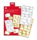 100 Assorted Self-Adhesive Metallic Foil Gift Labels [2023]