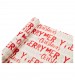 Red and White 4m Christmas Wrapping Paper - Merry Christmas