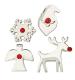 Pack of 4 Christmas Pin Badges
