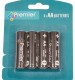 Premier 4 Pack AA Alkaline Batteries